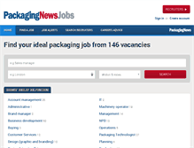 Tablet Screenshot of jobs.packagingnews.co.uk